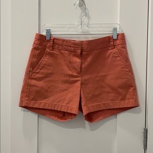 JCrew Salmon Chino Short, Size 6